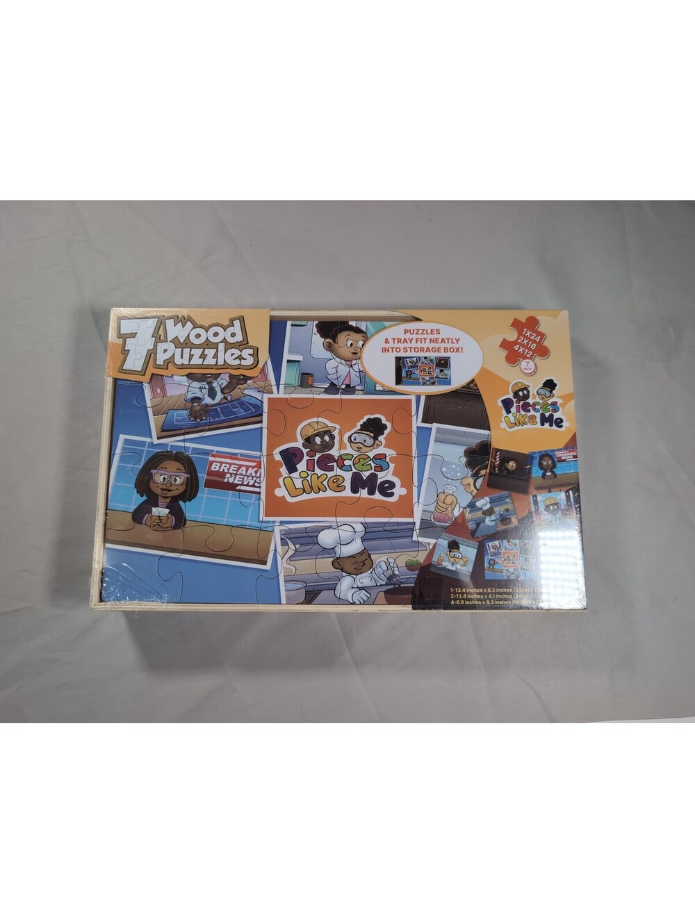 Pieces Like Me 7 Wood Puzzles Set